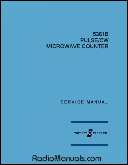 HP 5361B Service Manual HP 5361B Service Manual